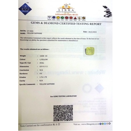 YELLOW SAPPHIRE