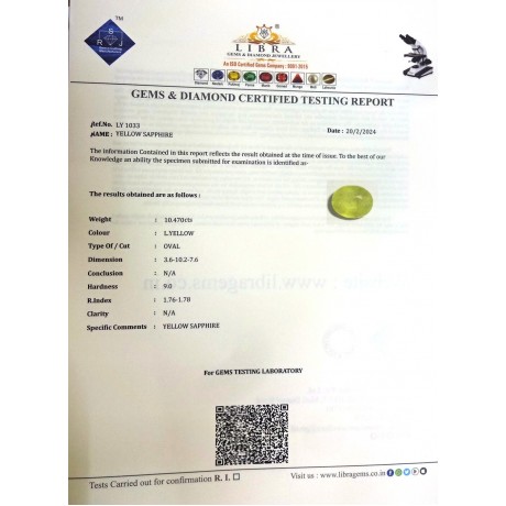 YELLOW SAPPHIRE