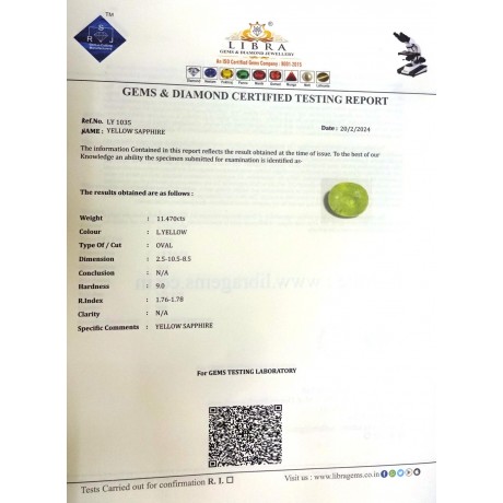 YELLOW SAPPHIRE
