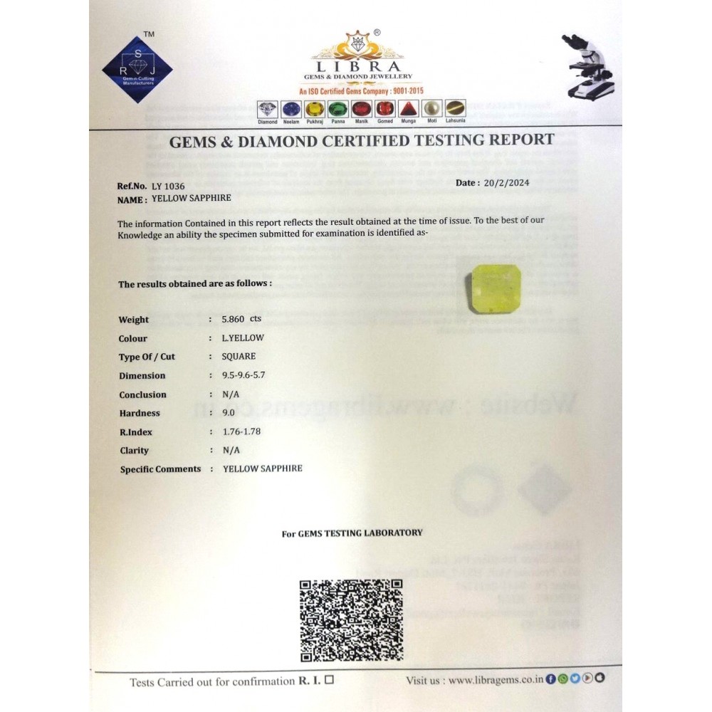 YELLOW SAPPHIRE