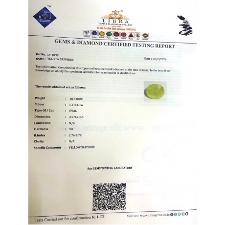 YELLOW SAPPHIRE