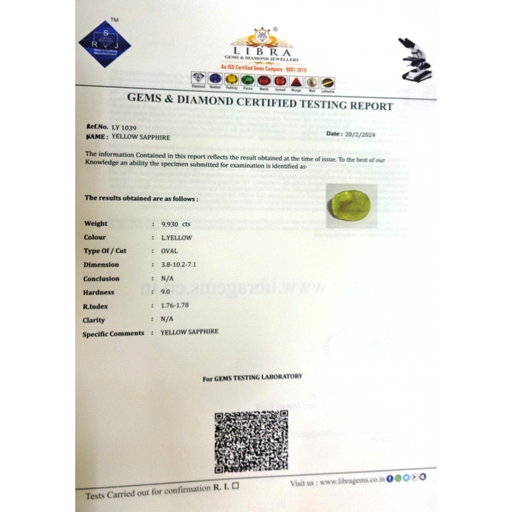 YELLOW SAPPHIRE