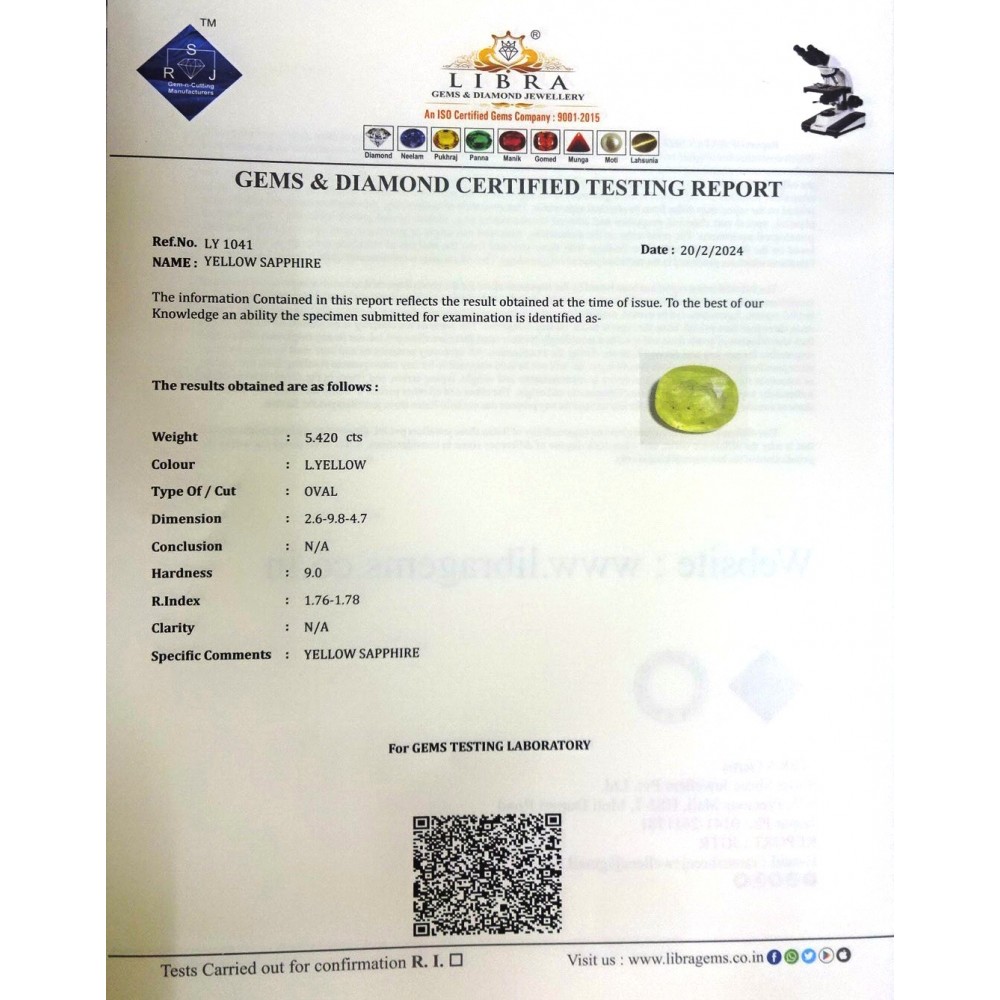 YELLOW SAPPHIRE