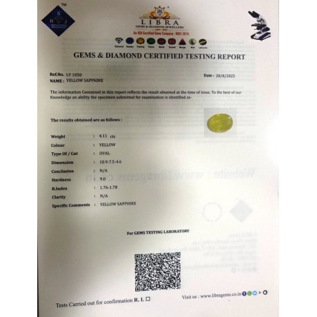 YELLOW SAPPHIRE
