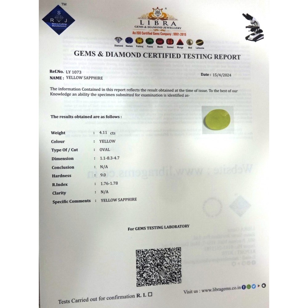 YELLOW SAPPHIRE