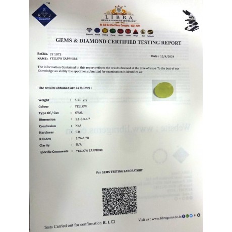 YELLOW SAPPHIRE
