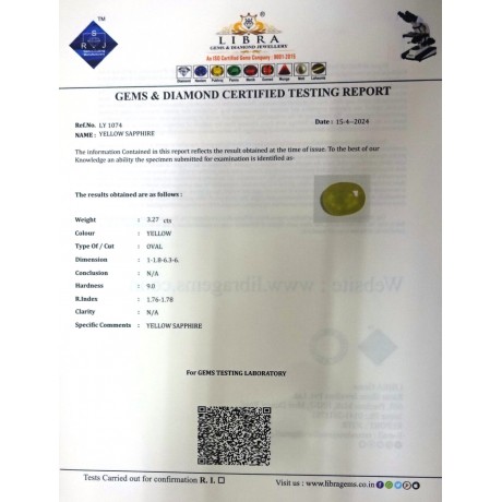 YELLOW SAPPHIRE