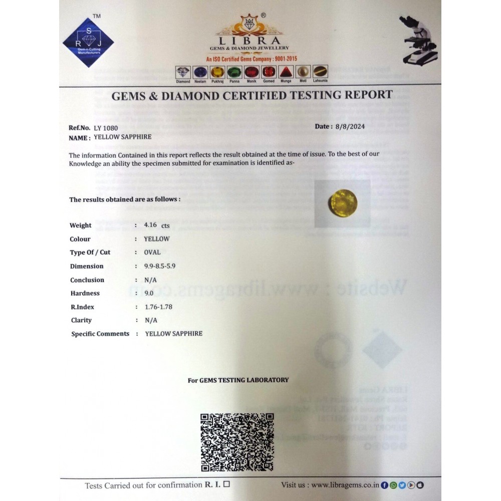 YELLOW SAPPHIRE