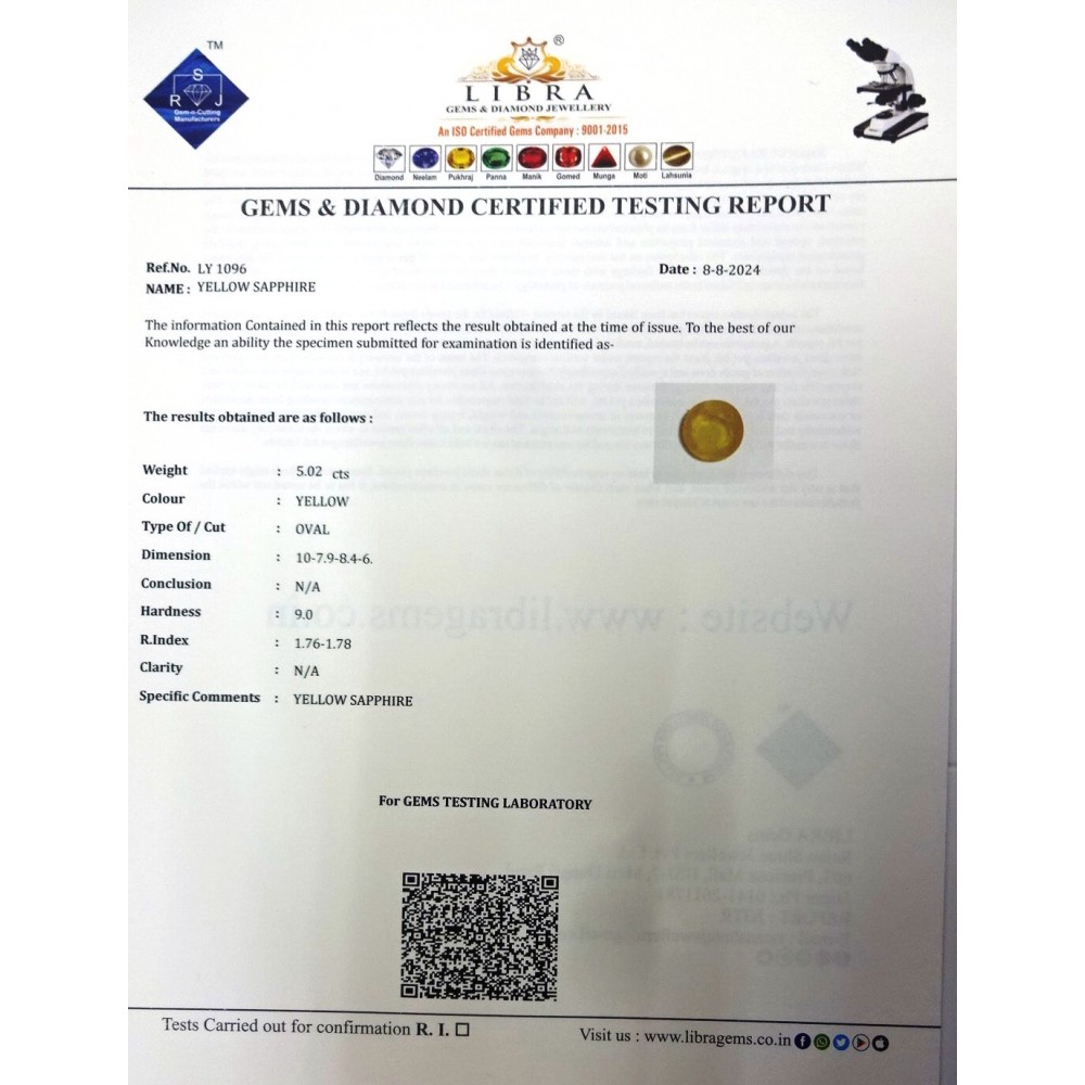YELLOW SAPPHIRE