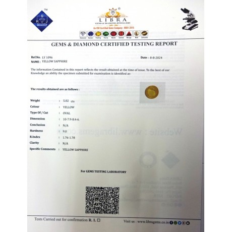 YELLOW SAPPHIRE