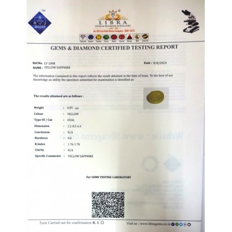 YELLOW SAPPHIRE