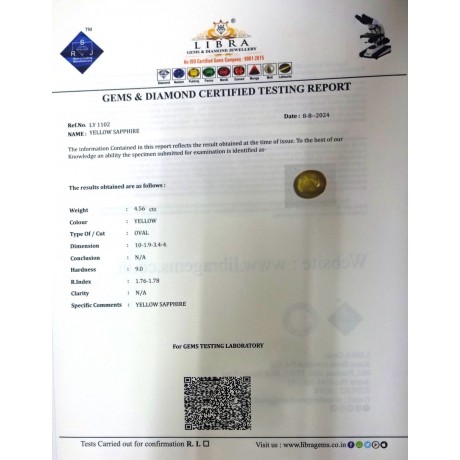 YELLOW SAPPHIRE