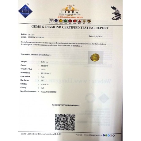 YELLOW SAPPHIRE