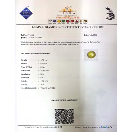 YELLOW SAPPHIRE