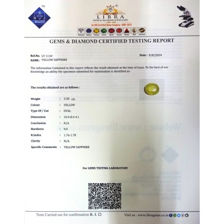 YELLOW SAPPHIRE