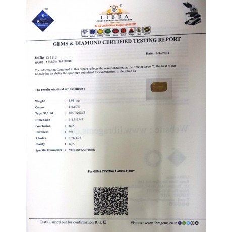 YELLOW SAPPHIRE