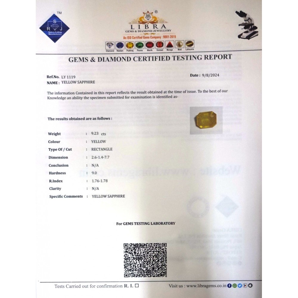 YELLOW SAPPHIRE