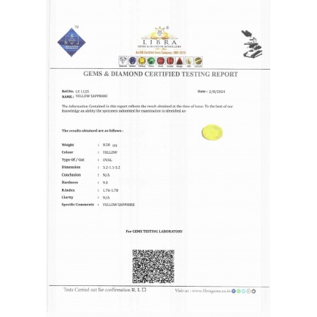 YELLOW SAPPHIRE