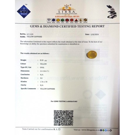 YELLOW SAPPHIRE