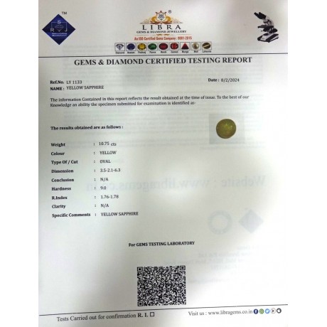 YELLOW SAPPHIRE