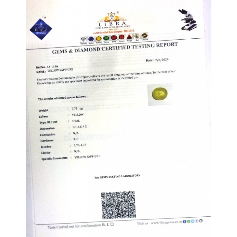 YELLOW SAPPHIRE