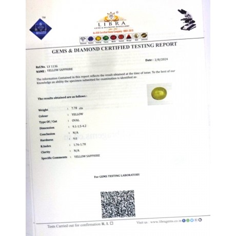 YELLOW SAPPHIRE