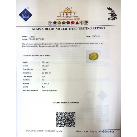 YELLOW SAPPHIRE