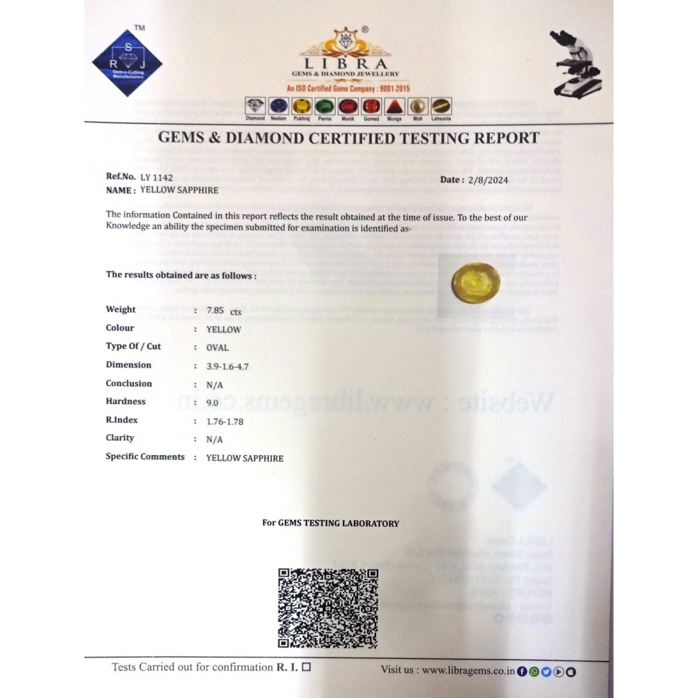 YELLOW SAPPHIRE