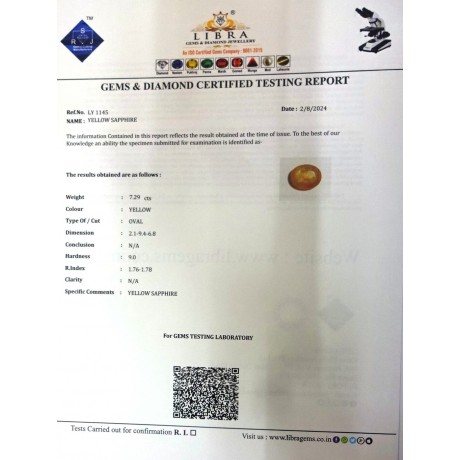 YELLOW SAPPHIRE