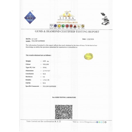 YELLOW SAPPHIRE