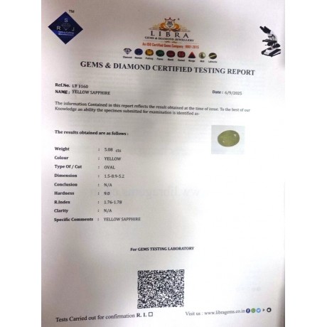 YELLOW SAPPHIRE