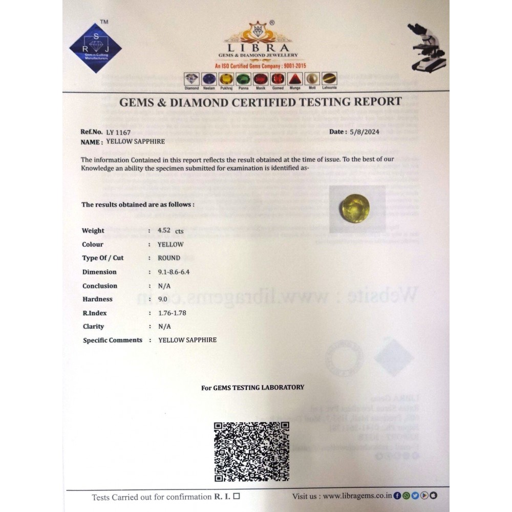 YELLOW SAPPHIRE
