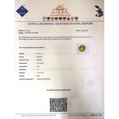 YELLOW SAPPHIRE