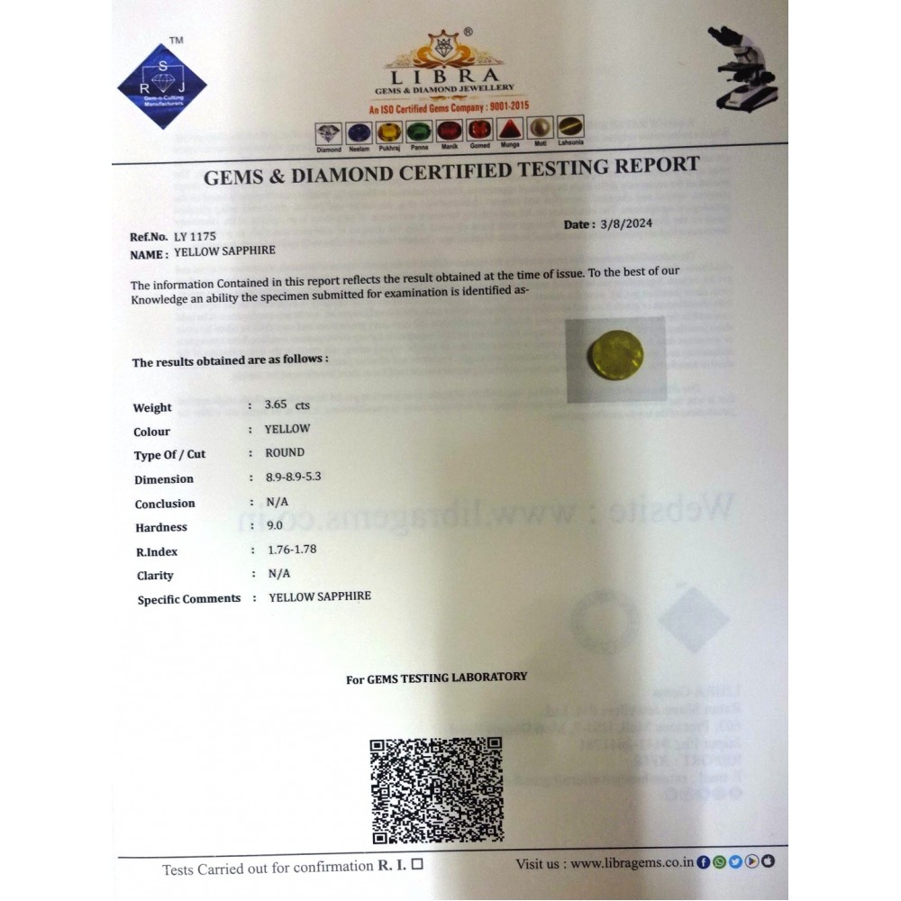 YELLOW SAPPHIRE