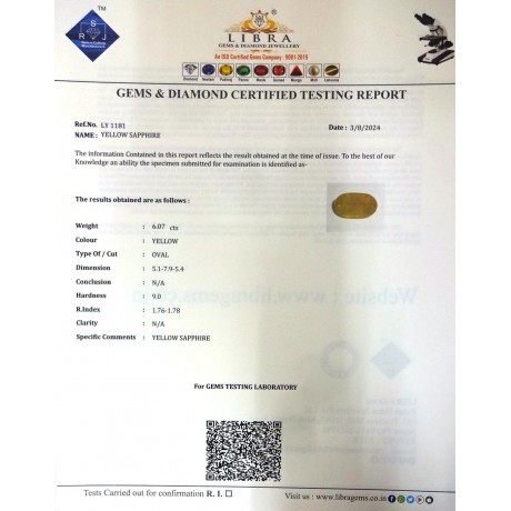 YELLOW SAPPHIRE