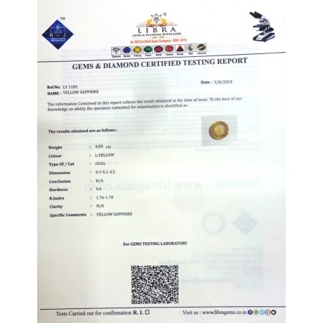 YELLOW SAPPHIRE