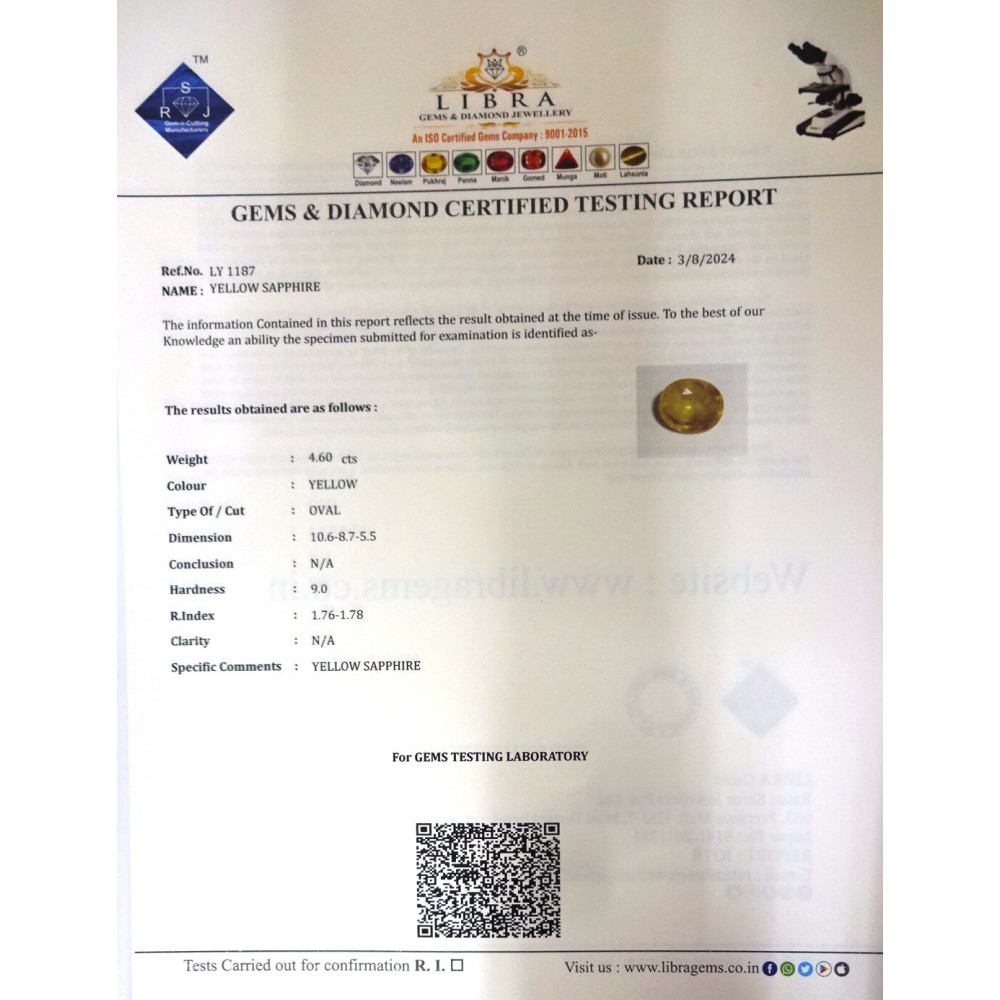 YELLOW SAPPHIRE