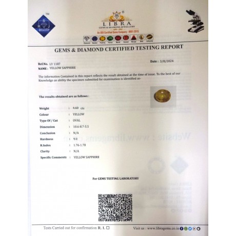 YELLOW SAPPHIRE