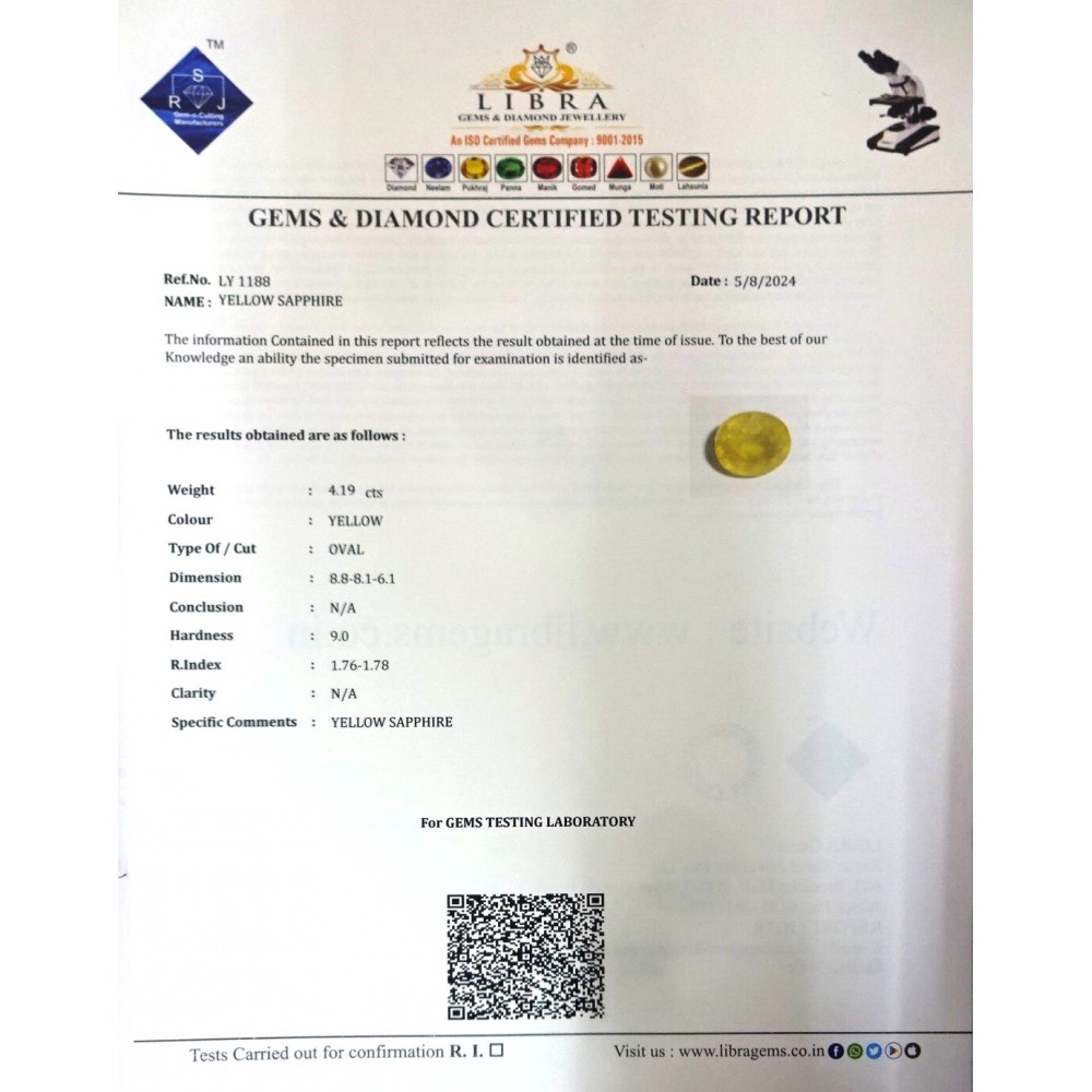 YELLOW SAPPHIRE