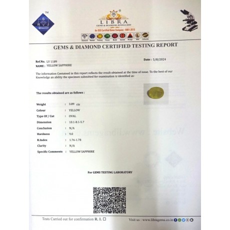 YELLOW SAPPHIRE