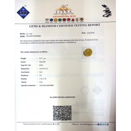 YELLOW SAPPHIRE