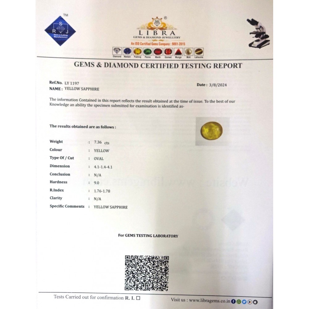 YELLOW SAPPHIRE