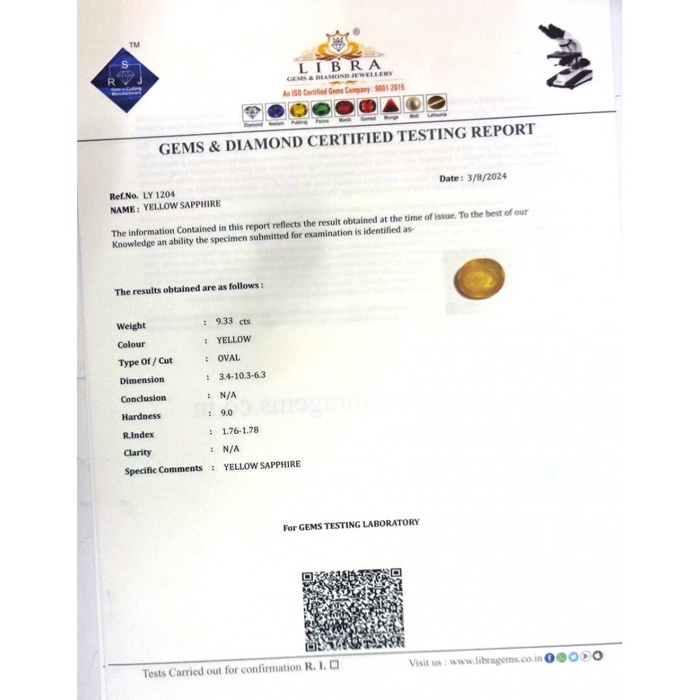 YELLOW SAPPHIRE