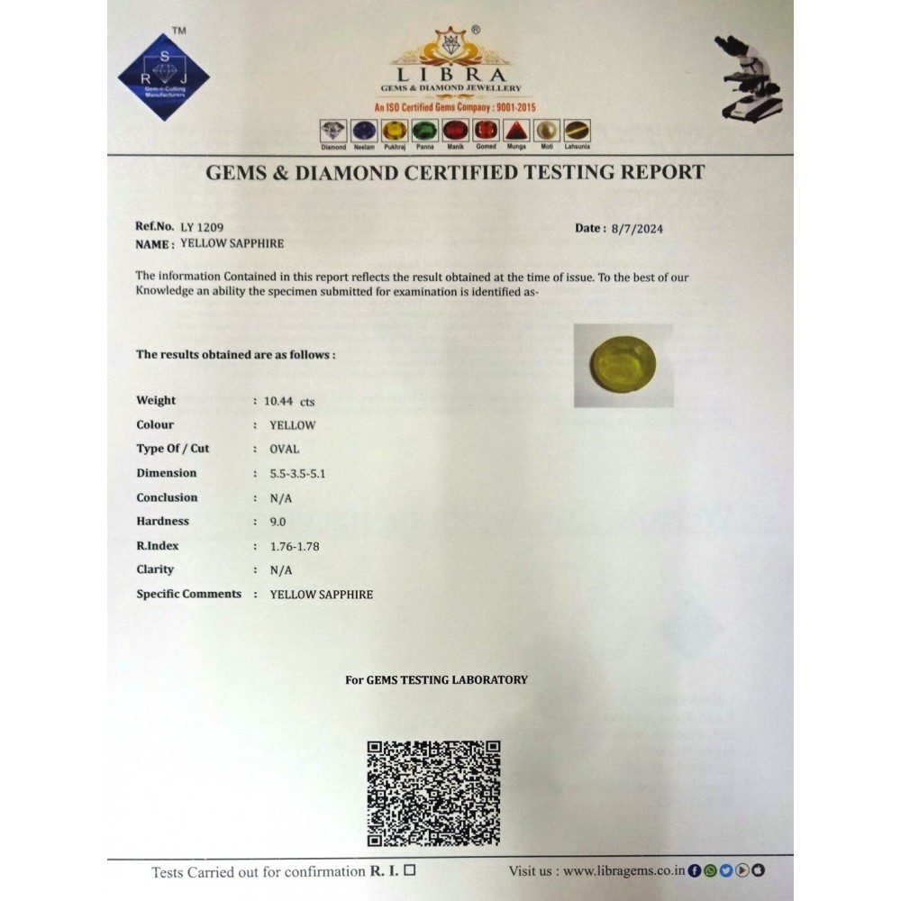 YELLOW SAPPHIRE