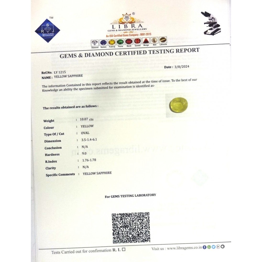 YELLOW SAPPHIRE