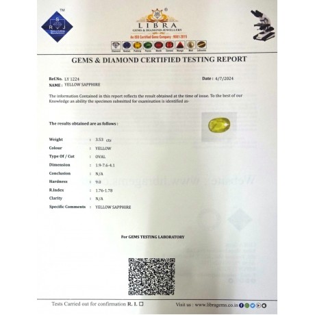YELLOW SAPPHIRE