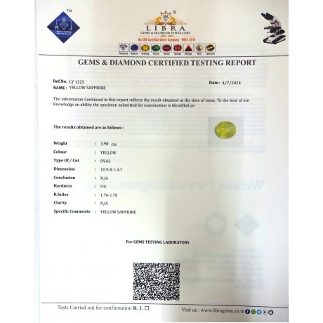 YELLOW SAPPHIRE