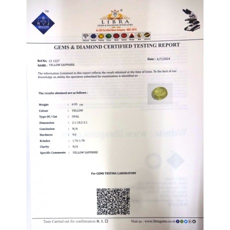 YELLOW SAPPHIRE
