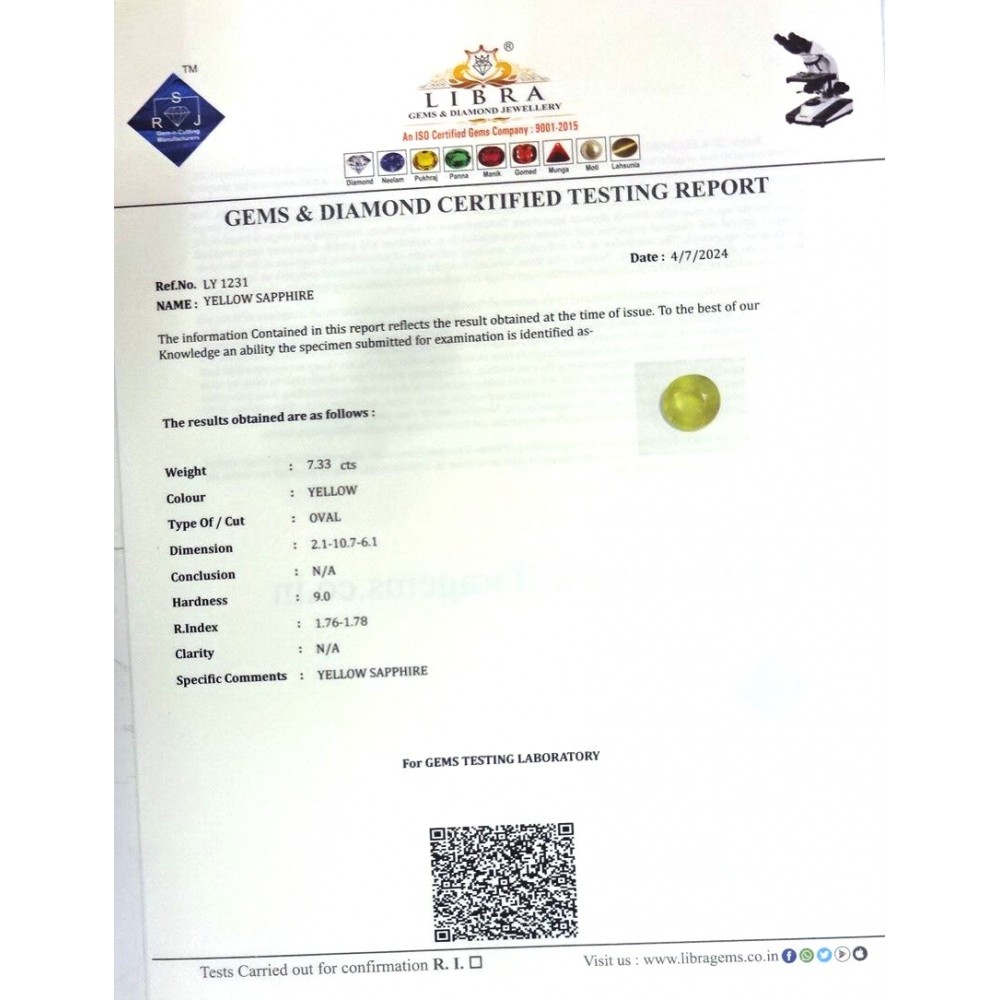 YELLOW SAPPHIRE