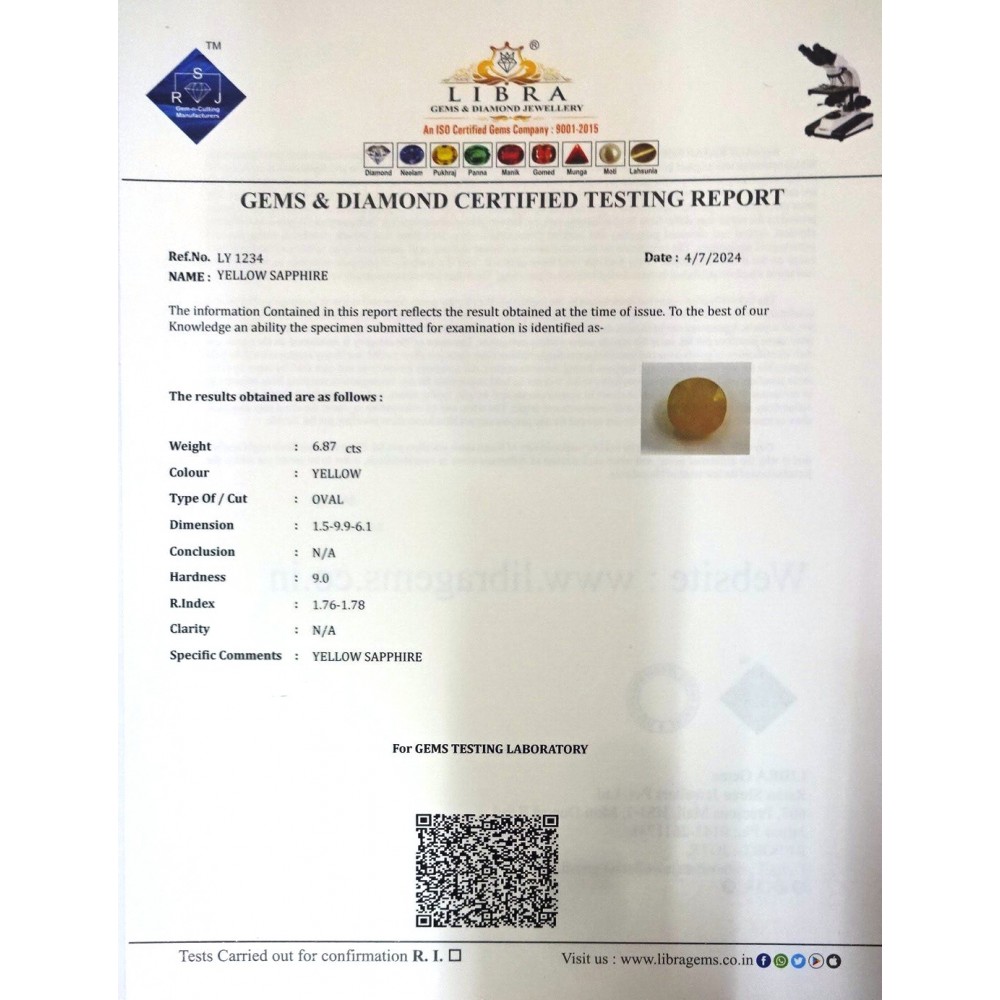 YELLOW SAPPHIRE